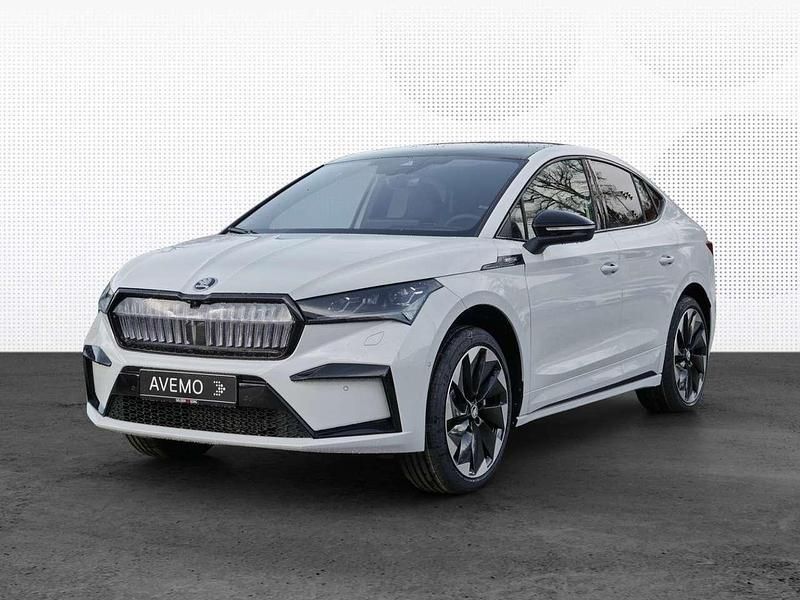 Moonweiss metallic Neu 2025 Skoda Enyaq iV SportLine SUV | 58.990 € (Superpreis) - Bild 1/4