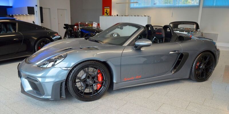Grau Neu 2024 Porsche Boxster Spyder Cabrio | 169.880 € - Bild 1/4