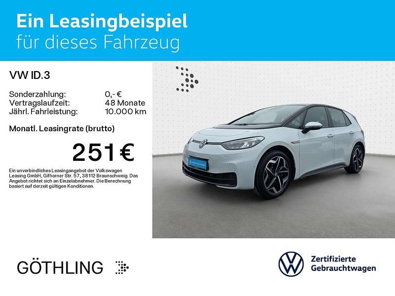 Gebraucht VW ID.3 Pure 110 kW (150 PS) 2022 Weiß Kleinwagen