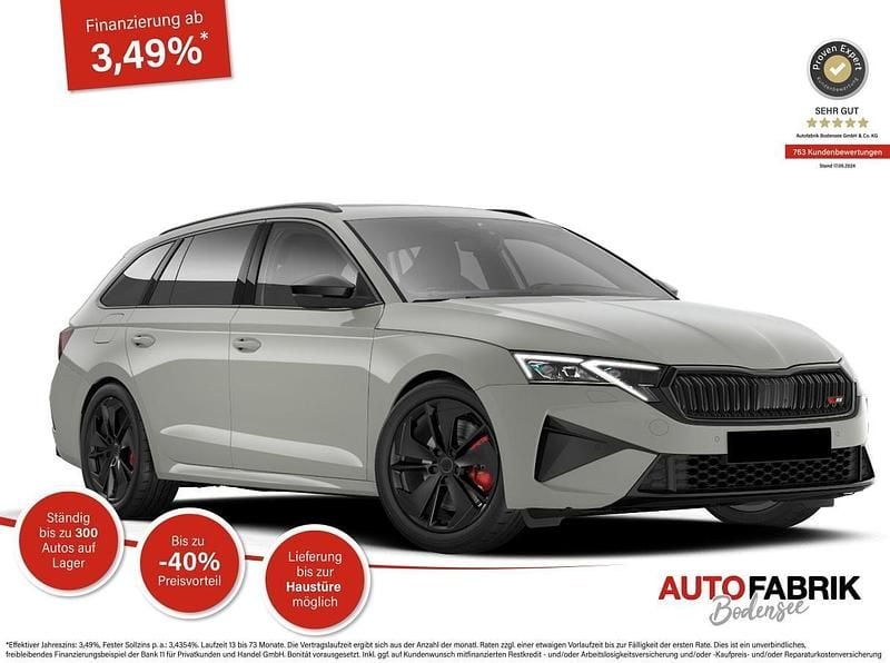 Neu Skoda Octavia RS 265 PS (194 kW) 2026 Graphitegrau metallic Kombi