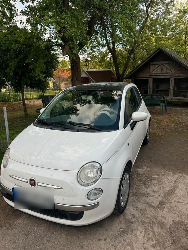 Weiß Gebraucht 2008 Fiat 500 Kleinwagen | 3.700 € - Bild 1/4
