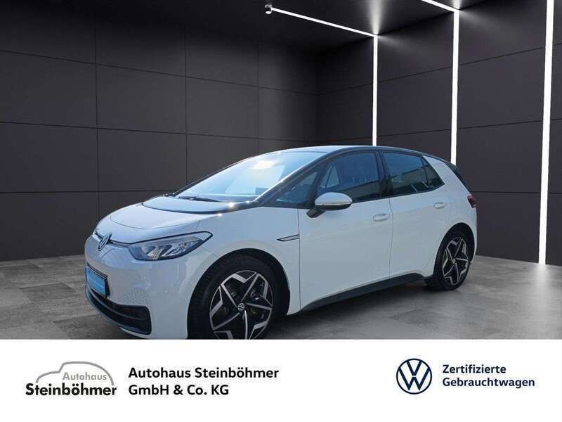 Gletscherweiss (weiß) Gebraucht 2021 VW ID.3 Pure Kleinwagen | 18.985 € (Guter Preis) - Bild 1/4
