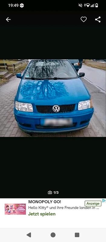 Gebraucht VW Polo 75 PS (55 kW) 2001 Blau Kleinwagen