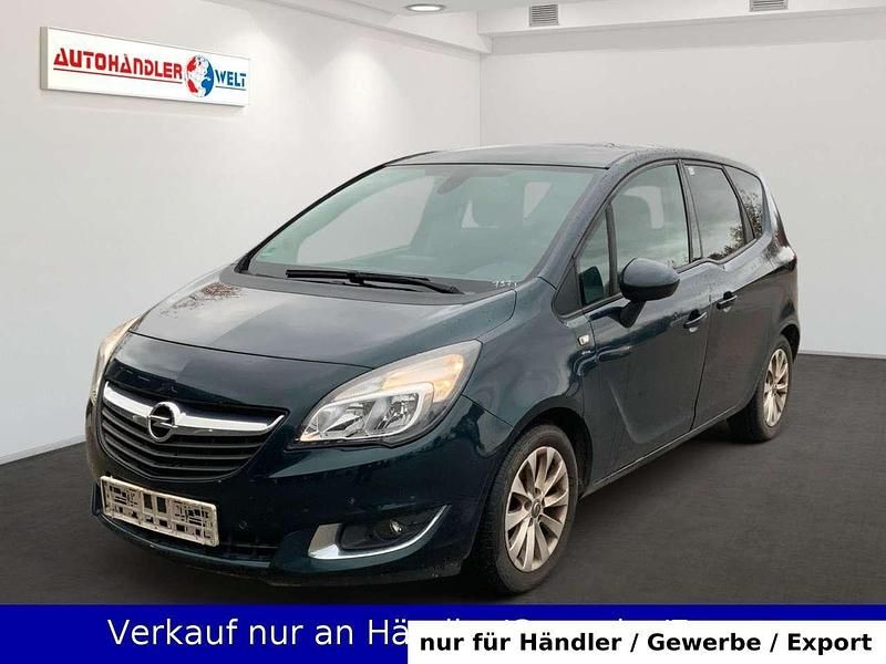 Grün Gebraucht 2016 Opel Meriva drive Van / Kleinbus | 4.599 € (Superpreis) - Bild 1/3