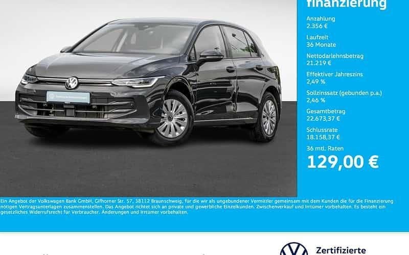 Uranograu Gebraucht 2024 VW Golf VIII Life Limousine | 23.575 € (Guter Preis) - Bild 1/4