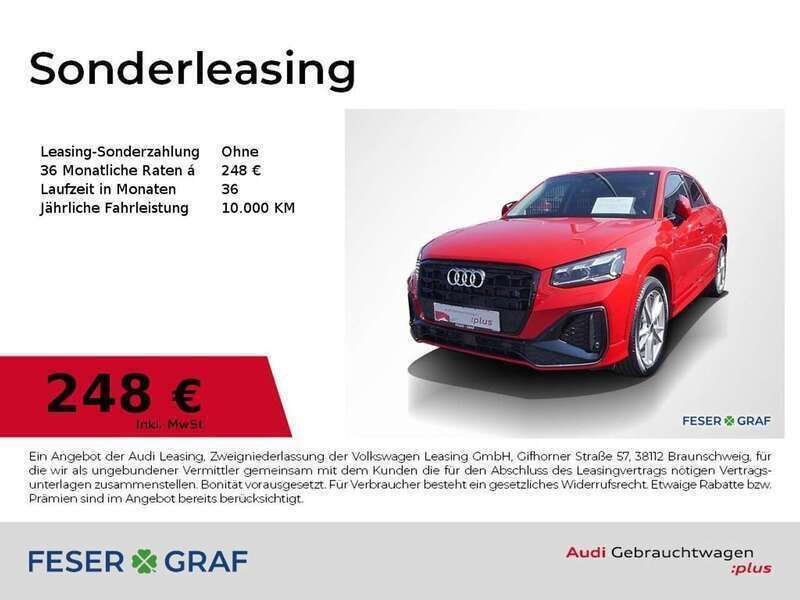Progressivrot metallic Gebraucht 2024 Audi Q2 S-Line SUV | 32.316 € (Fairer Preis) - Bild 1/1