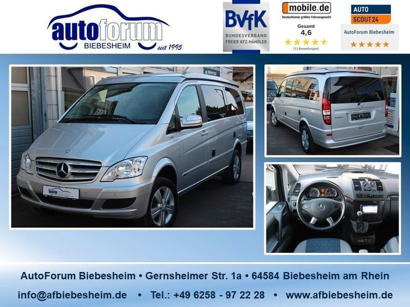 Silber Gebraucht 2011 Mercedes Viano Marco Polo Van / Kleinbus | 39.999 € - Bild 1/4