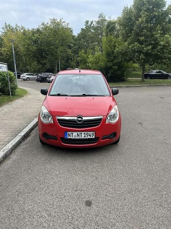 Rot Gebraucht 2009 Opel Agila Basis Kleinwagen | 1.200 € (Superpreis) - Bild 1/4