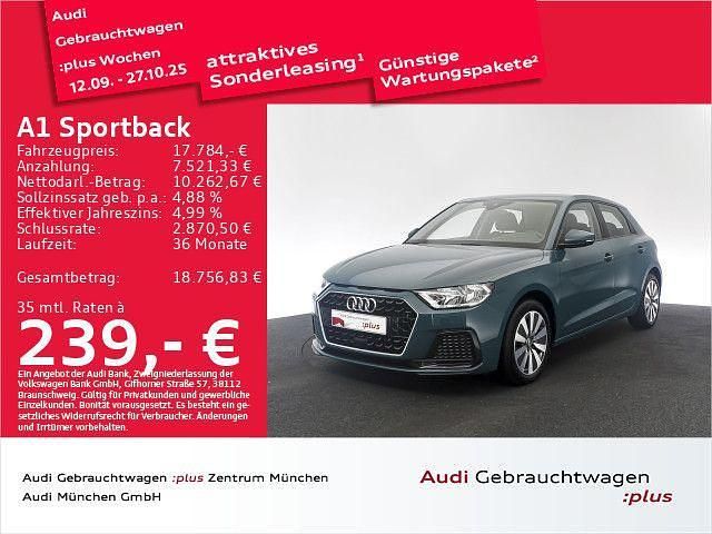 Tiomangrün Gebraucht 2019 Audi A1 Sportback Advanced Plus Kleinwagen | 17.784 € (Guter Preis) - Bild 1/2