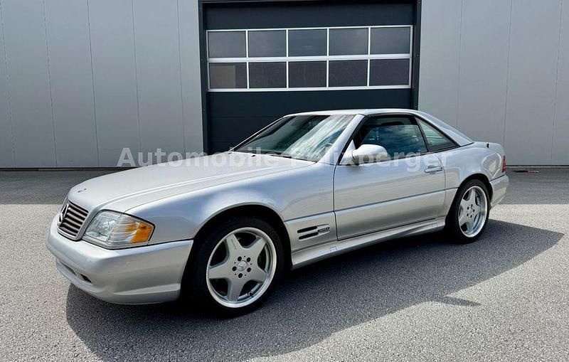 Silber Gebraucht 2000 Mercedes SL500 AMG line Cabrio | 29.900 € (Fairer Preis) - Bild 1/4