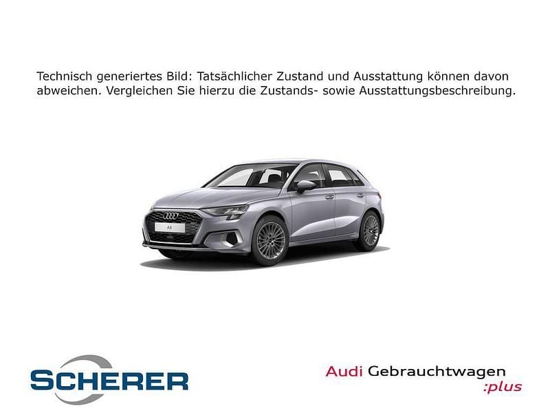 Silber Gebraucht 2020 Audi A3 Sportback Advanced Limousine | 23.500 € (Fairer Preis) - Bild 1/4