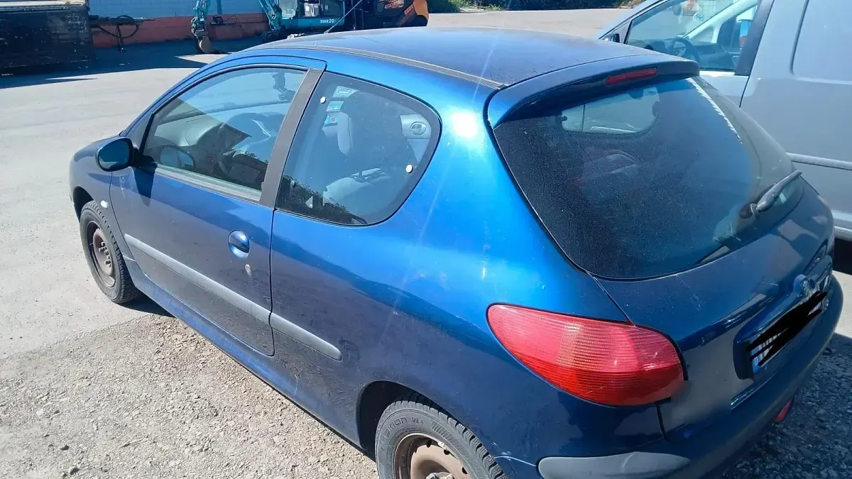 Gebraucht Peugeot 206 2001 Blau Kleinwagen