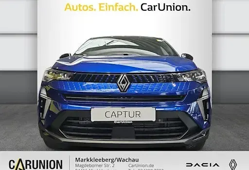 Neu Renault Captur Techno 158 PS (116 kW) 2025 Ironblau metallic, black pearlschwarz metallic (blau) SUV