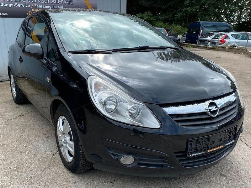 Schwarz Gebraucht 2009 Opel Corsa Edition Limousine | 2.498 € (Fairer Preis) - Bild 1/4