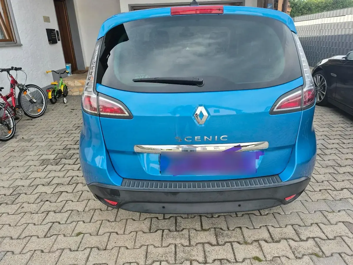 Gebraucht Renault Scénic III 116 PS (85 kW) 2012 Blau Van / Kleinbus
