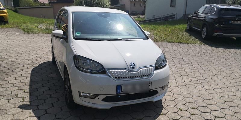 Gebraucht Skoda Citigo-e IV Best of 61 kW (83 PS) 2021 Weiß Kleinwagen