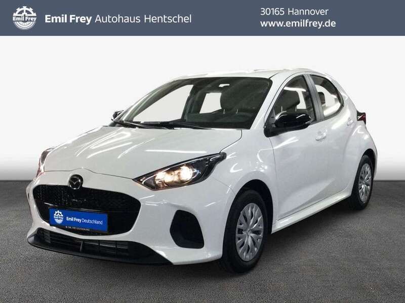 Lunar white Neu 2025 Mazda 2 Prime-Line Limousine | 23.890 € (Etwas zu teuer) - Bild 1/4