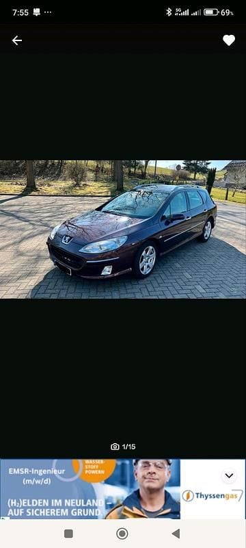 Violet Gebraucht 2006 Peugeot 407 Kombi | 1.500 € (Fairer Preis) - Bild 1/4