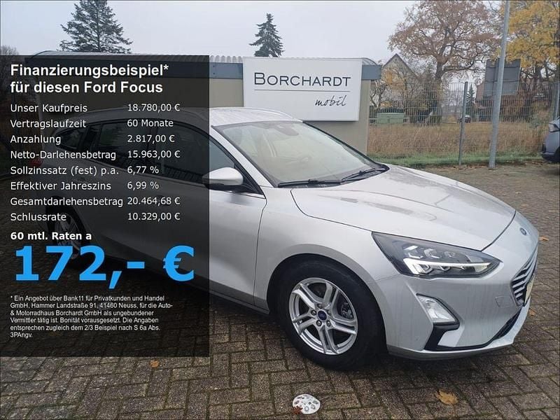 Gebraucht Ford Focus Cool & Connect 150 PS (110 kW) 2021 Polarsilber metallic Kombi