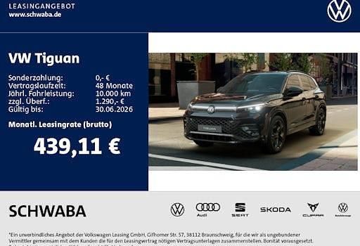 Neu VW Tiguan R-line 204 PS (150 kW) 2026 Schwarz SUV