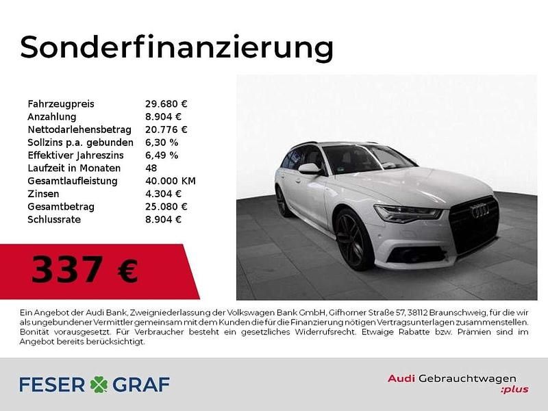 Gebraucht Audi A6 Design 252 PS (185 kW) 2018 Gletscherweiss metallic Kombi