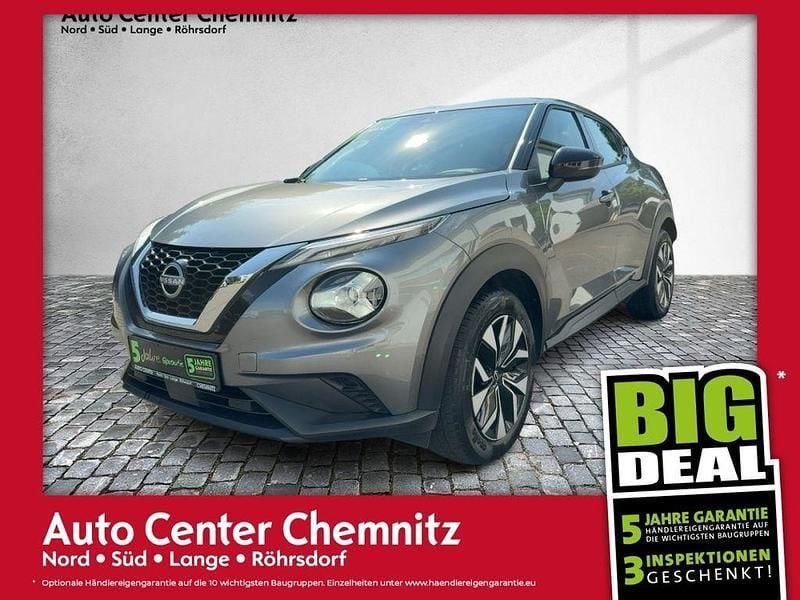 Gun metallic (m) Gebraucht 2024 Nissan Juke Acenta SUV | 18.407 € (Guter Preis) - Bild 1/4