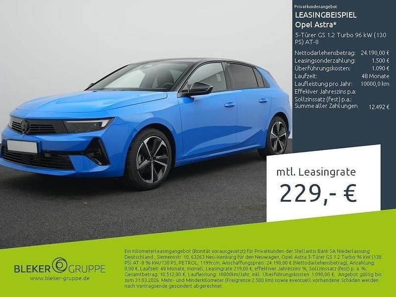 Neu Opel Astra 131 PS (96 kW) 2026 Blau Limousine