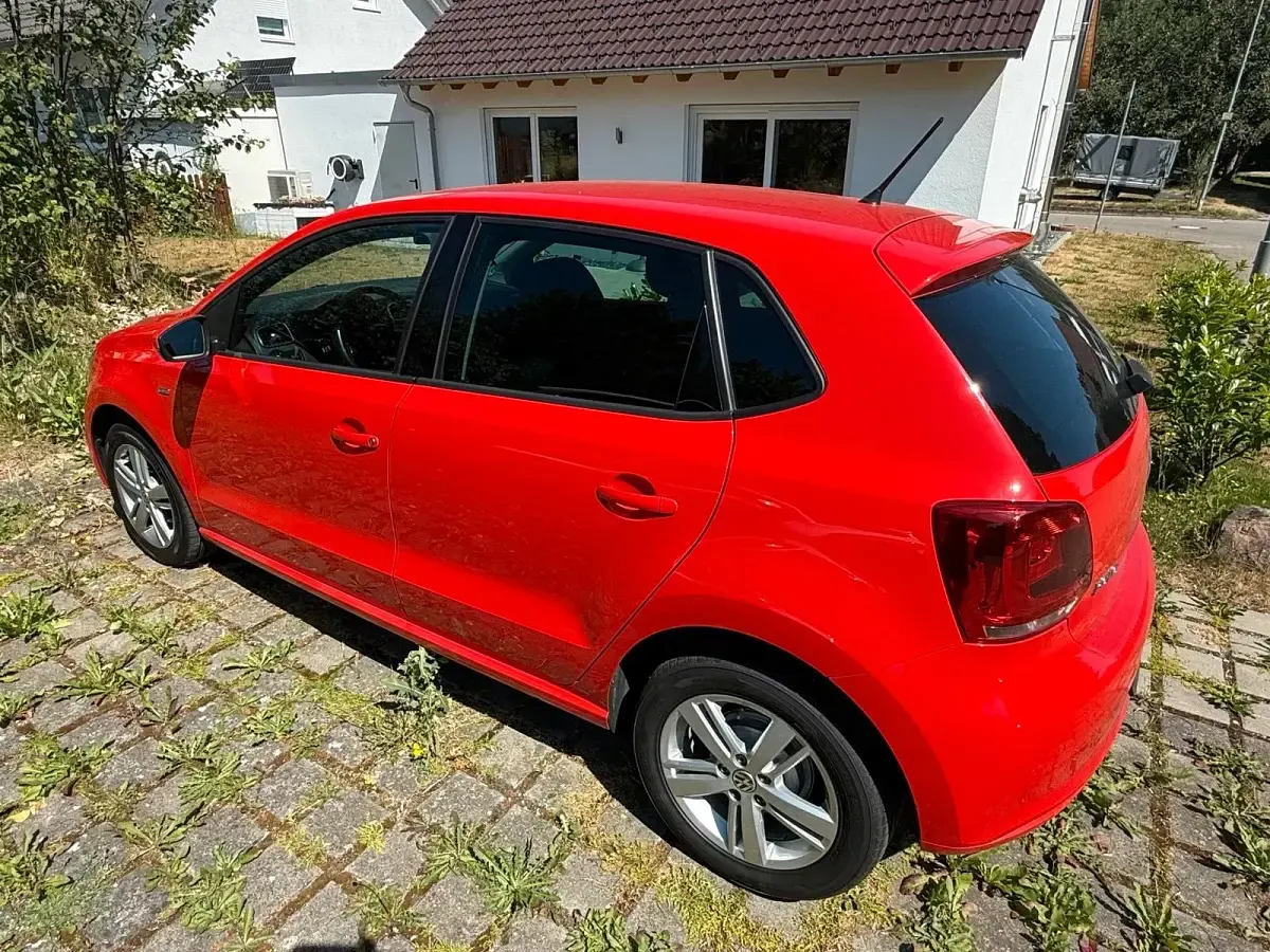 Gebraucht VW Polo Life 69 PS (50 kW) 2014 Rot Kleinwagen