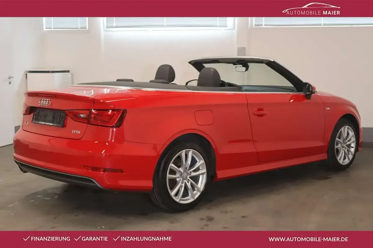 Gebraucht Audi A3 Cabriolet S-Line 179 PS (131 kW) 2015 Rot Cabrio
