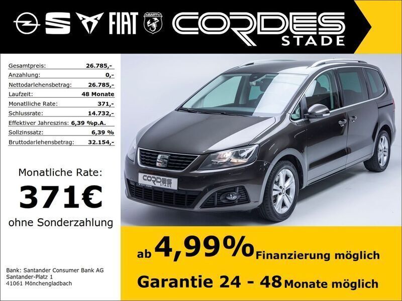 Gebraucht Seat Alhambra Reference 150 PS (110 kW) 2020 Eiche braun schwarz metallic Van / Kleinbus