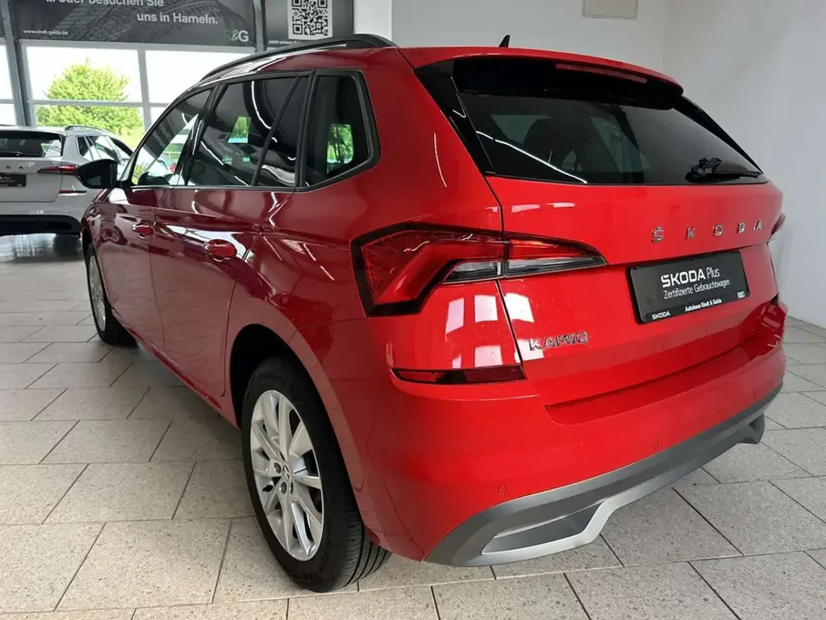 Gebraucht Skoda Kamiq Clever 110 PS (80 kW) 2021 Rot SUV