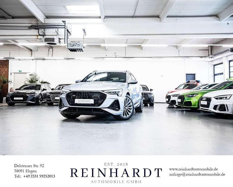 Florettsilber metallic Gebraucht 2021 Audi e-tron Sportback S-Line SUV | 35.895 € (Guter Preis) - Bild 1/4