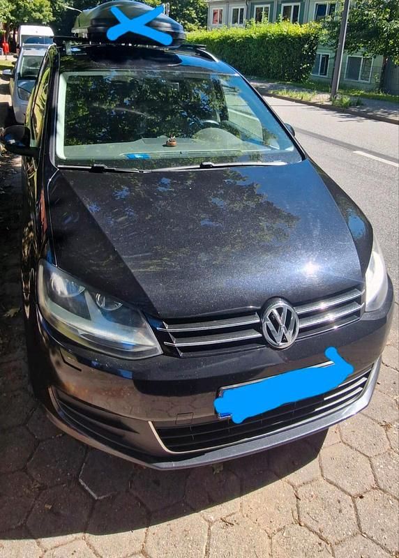 Schwarz Gebraucht 2011 VW Sharan Van / Kleinbus | 10.900 € (Fairer Preis) - Bild 1/4