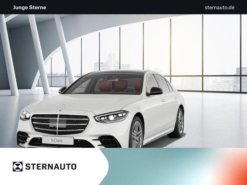 Manufaktur diamantweiß bright Gebraucht 2022 Mercedes S400 AMG line Limousine | 92.225 € (Fairer Preis) - Bild 1/4