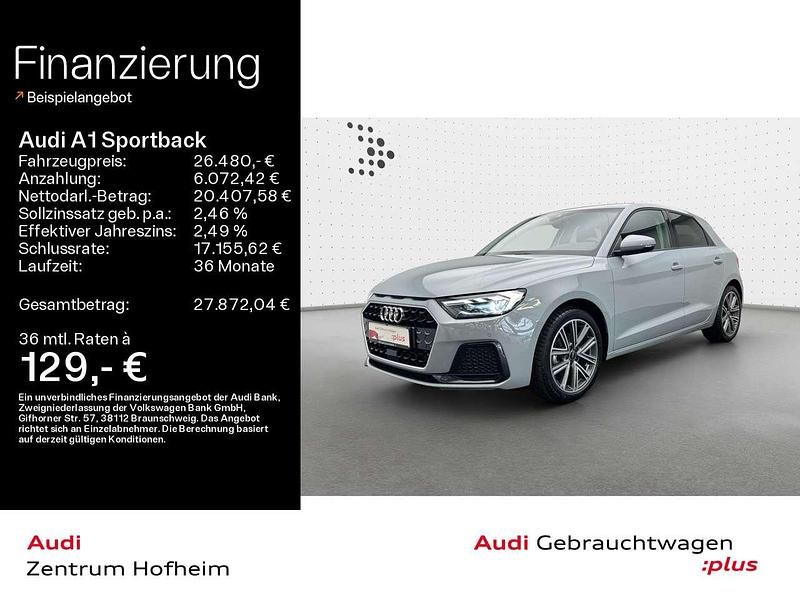 Pfeilgrau perleffekt Gebraucht 2024 Audi A1 S-Line Kleinwagen | 26.480 € (Fairer Preis) - Bild 1/4