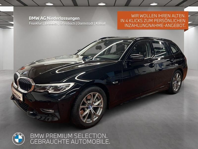 Schwarz Gebraucht 2022 BMW 320e Sport Line Limousine | 25.880 € (Guter Preis) - Bild 1/4