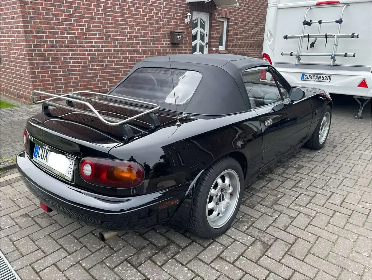Brugt Mazda MX5 90 HK (66 kW) 1996 Sort Cabriolet