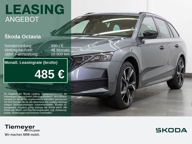 Grau Neu 2025 Skoda Octavia SportLine Kombi | 49.480 € - Bild 1/4