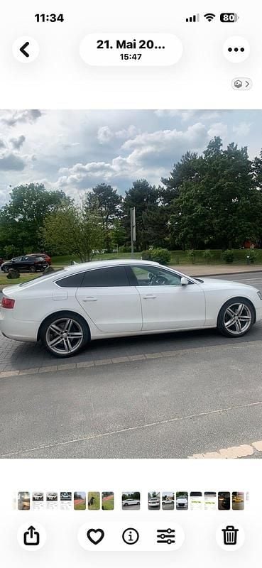 Weiß Gebraucht 2014 Audi A5 Sportback Kleinwagen | 11.500 € (Fairer Preis) - Bild 1/4