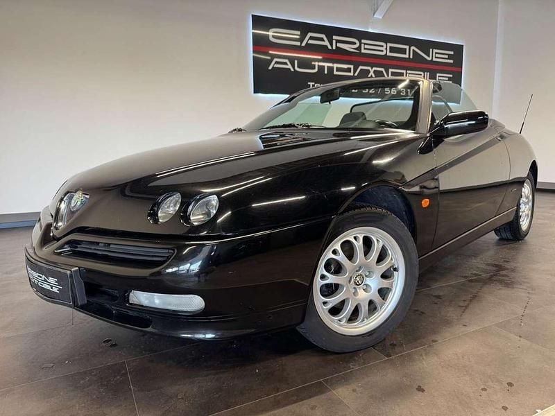 Gebraucht Alfa Romeo Spider 144 PS (105 kW) 1999 Schwarz metallic Cabrio