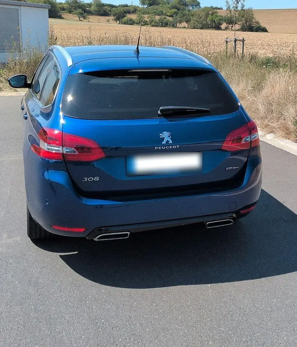 Gebraucht Peugeot 308 Allure GT-Line 131 PS (96 kW) 2018 Blau Kombi