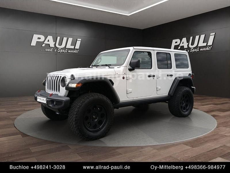 Weiß Gebraucht 2021 Jeep Wrangler Unlimited Rubicon SUV | 67.950 € - Bild 1/4