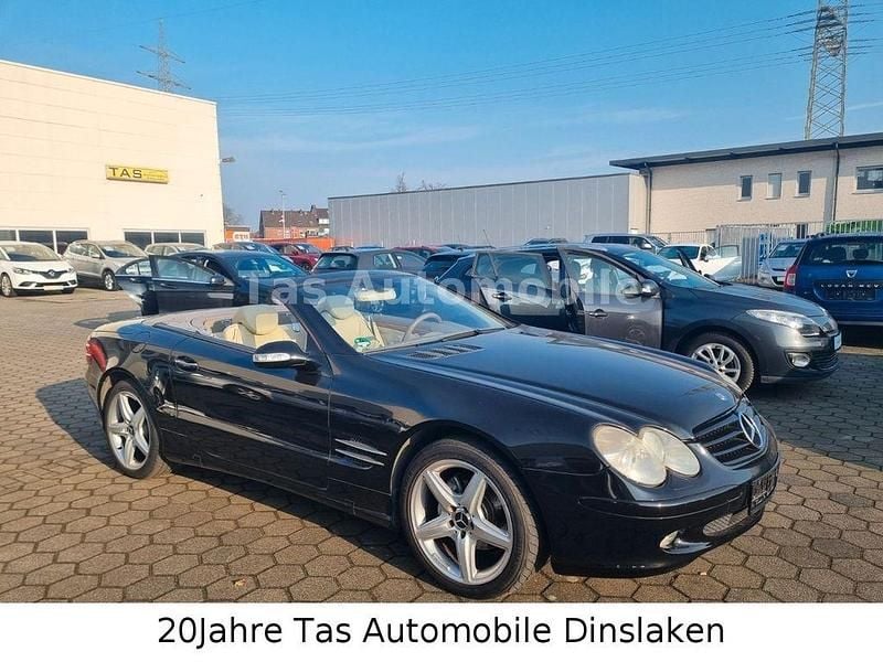 Gebraucht Mercedes SL350 245 PS (180 kW) 2003 Obsidianschwarz  metalliclack Cabrio