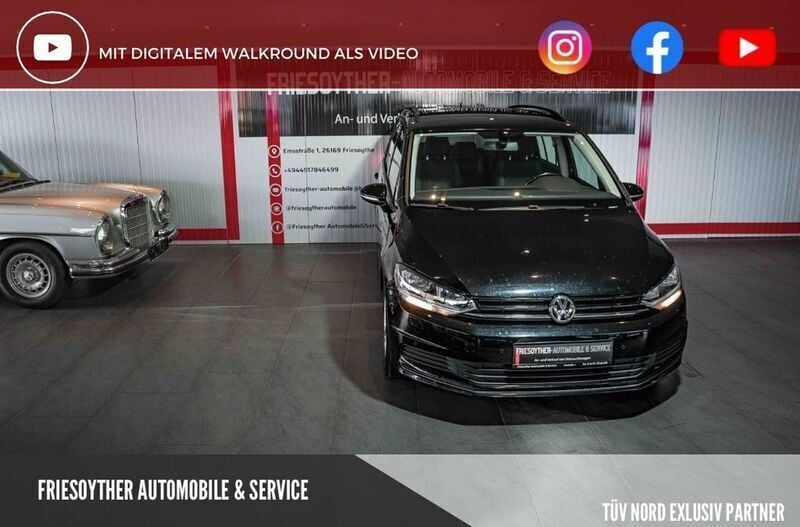 Schwarz Gebraucht 2017 VW Touran Trendline Van / Kleinbus | 14.990 € (Fairer Preis) - Bild 1/4