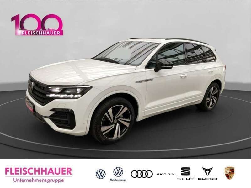 Weiss Gebraucht 2021 VW Touareg Sport SUV | 51.790 € (Fairer Preis) - Bild 1/4