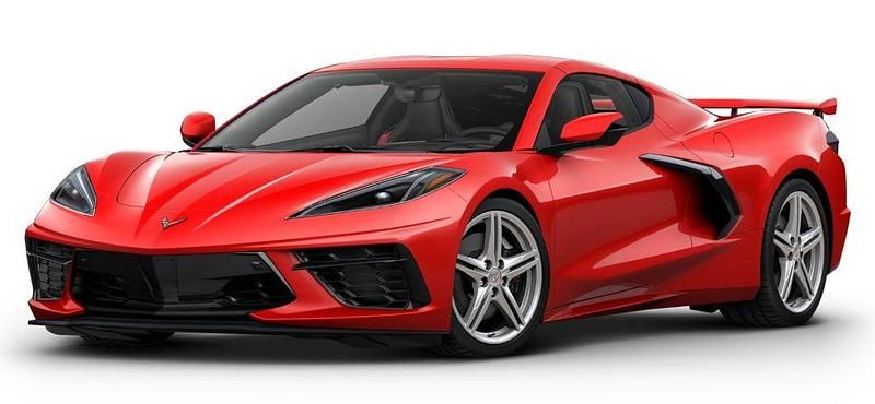 Neu Corvette C8 481 PS (353 kW) 2025 Rot Coupé