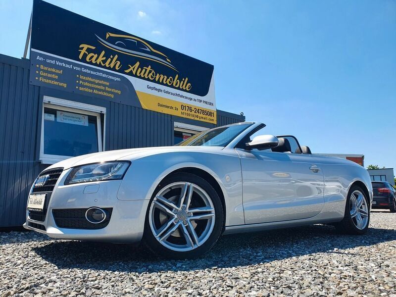 Silber Gebraucht 2010 Audi A5 Cabriolet Ambiente Cabrio | 9.999 € (Guter Preis) - Bild 1/4