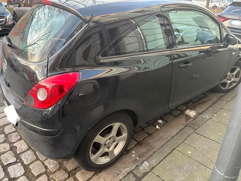 Gebraucht Opel Corsa 80 PS (58 kW) 2008 Schwarz Kleinwagen