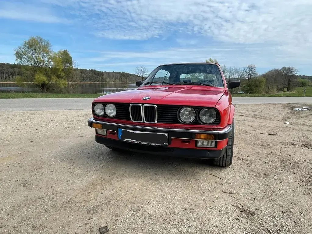 Gebraucht BMW 325 Cabriolet Sport Line 170 PS (125 kW) 1987 Rot Cabrio
