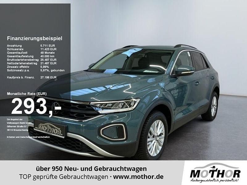 Petroleum blue Gebraucht 2023 VW T-Roc Life SUV | 27.085 € (Fairer Preis) - Bild 1/4